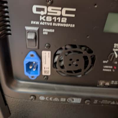 QSCK12.2 12'' Active 2-Way Loudspeaker (Pair), QSC KS112 Powered Subwoofer (pair), 2 Mounting Poles image 4