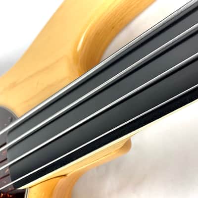 Ernie Ball Music Man Sting Ray 4 Fretless (Modified) 2000 Natural Ash image 11