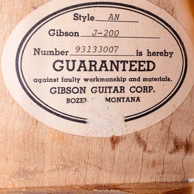 1993 Gibson J-200 Jumbo Guitar Antique Natural, Figured & Near-Mint w/ Case image 6