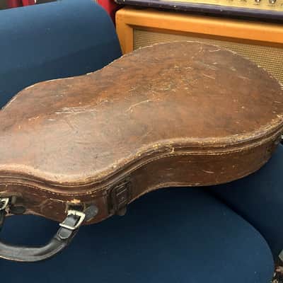 Vintage Gibson Lifton Les Paul Case 1953-1955 - Brown Pink Interior RARE Thermometer image 2