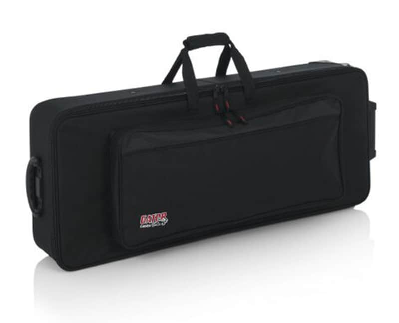 Gator Rigid EPS Foam Lightweight Case w/ Wheels for 49-Note Keyboards GK-49 image 1