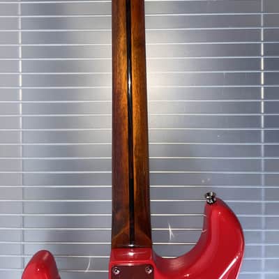 Fender REaD Partscaster parts guitar Strat Stratocaster  - Red electric guitar image 4