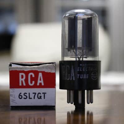 RCA 6SL7GT 1956 Gray Glass "Bottom D Getter" NOS NIB Tube "Satisfaction Guaranteed" image 1