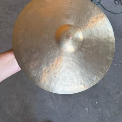 Zildjian K Istanbul Old Stamp iia 15” thin crash or hihat 808g 1945-1949 image 5