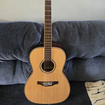 Takamine GY93E New Yorker Parlor Acoustic-Electric Guitar - Natural image 1