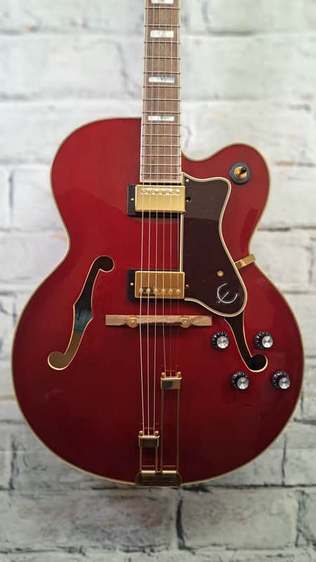 Epiphone Broadway with Laurel Fretboard -- Wine Red image 1
