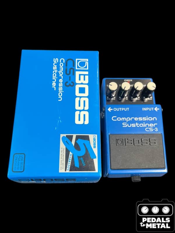 Boss CS-3 Compression Sustainer (Black Label) 1986 - 1992 - Blue - X19944 image 1