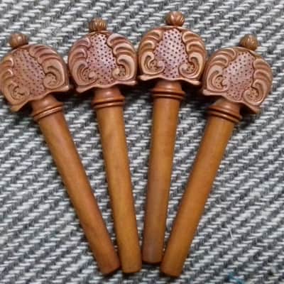 wbo carved accessories for violin 4/4 2020 black image 3