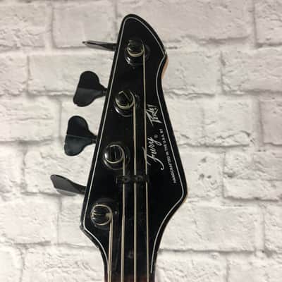 Peavey Fury 4 String Bass White 1980s image 5