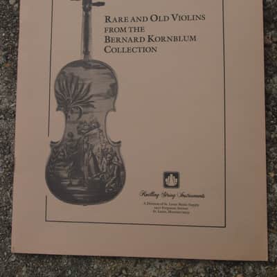 Booklet "Rare and Old Violins from the Bernard Kornblum Collection image 1