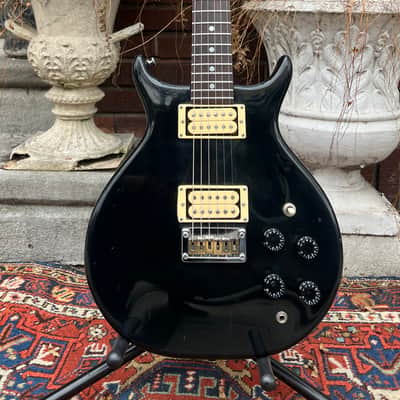 Vintage 1980’s Washburn SB-5 “Raven” 6 String Electric Guitar~MIJ~ Fresh Pro Setup image 2