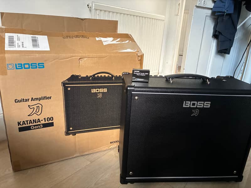 Boss Katana-100 Gen 3 100-Watt 1x12" Modeling Guitar Combo 2024 - Present - Black image 1