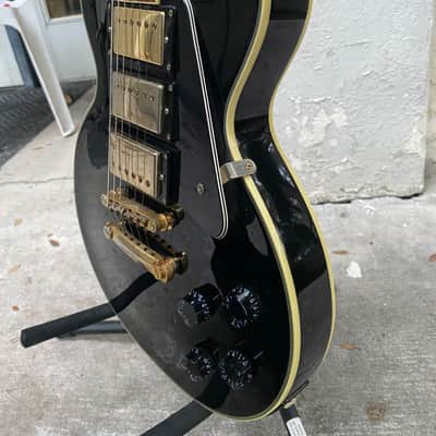 Epiphone Les Paul Custom Black Beauty 3 Humbucker 2000s - Black Gloss image 12