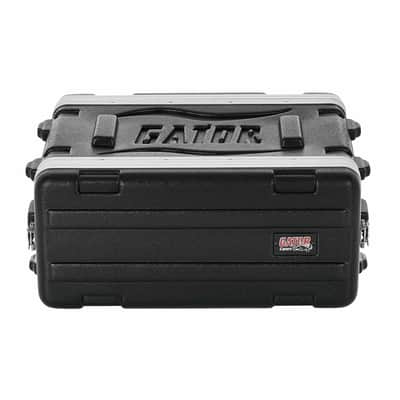 Gator Cases GR-4S Shallow Standard Molded PE 4U Audio Rack Case image 1