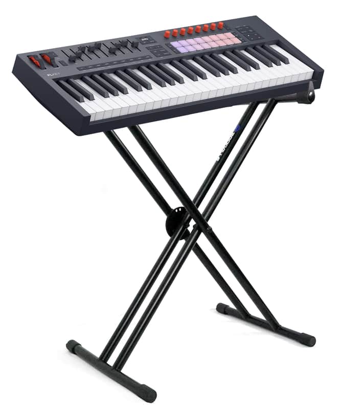 Novation FLkey 2 49 Key MIDI Keyboard Controller for FL Studio+X Braced Stand image 1