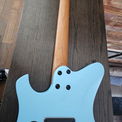 Eart Electric Guitars Headless GW2-TE 2024 - Sky Blue image 5