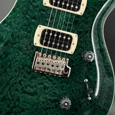 PRS SE Custom 24 Quilt Electric Guitar - Teal Black - Only 7lbs 4oz image 1