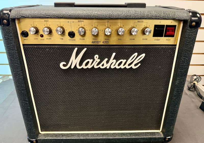 Marshall Artist Model 4203 Split Channel 30 Watt 1x12 Combo with Footswitch- Pre Owned *Pickup Only* image 1