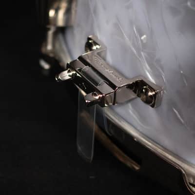 Slingerland 14" x 5.5" Radio King Artist Snare Drum, White Marine Pearl image 4