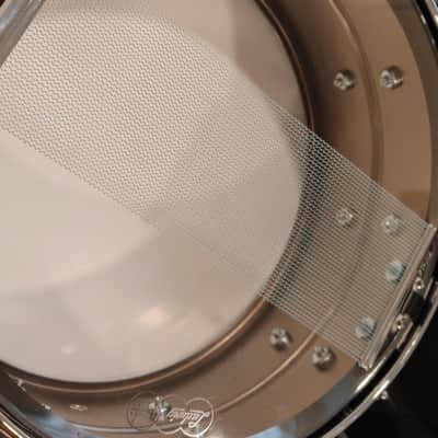 Ludwig LB417 Black Beauty 6.5x14" 10-Lug Brass Snare Drum 1994 - Present - Black Nickel-Plated with Upgrades image 5