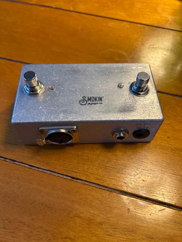 Smokin' Amp Co. Combo custom mute switch 2025 - Brushed metal image 1
