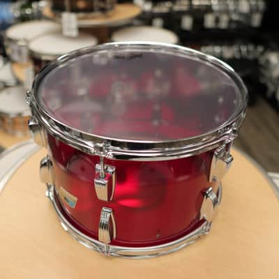 Vintage 70s Ludwig 9x13" Vistalite Tom (Red Acrylic) image 4