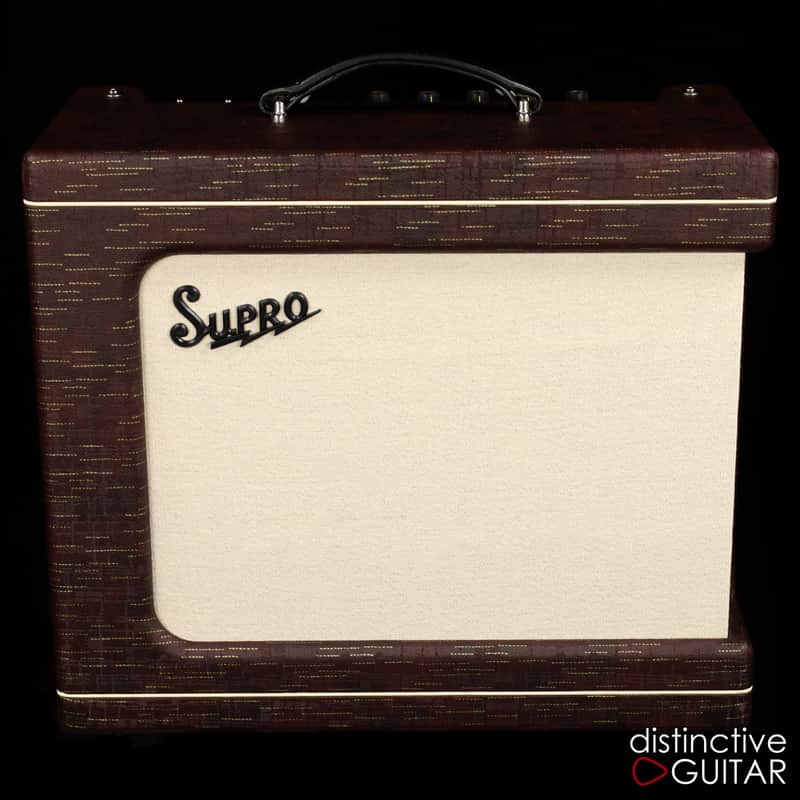 Supro Delegate Custom - Burgundy Scandia 1 X 12" 25 Watt 6V6 Combo Made in the USA image 1