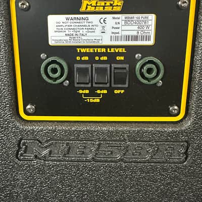 Markbass Little Mark Vintage Head w/ MB58R 102 Pure 2X10 Cabinet 2023 - Black image 5
