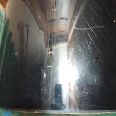 Premier 22"(diameter)x16"(depth) Bass Drum Shell 1980's - Black Wrap image 7