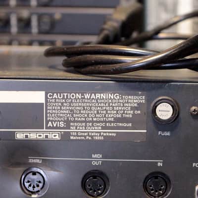 Vintage Classic Ensoniq 1980's Sampled Piano Module SPM-1 MIDI Rack Mount Studio Live Sound Synth Unit image 6