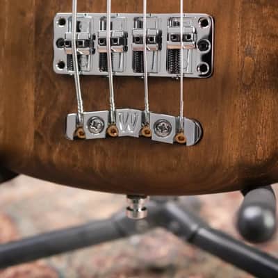Warwick Pro Series Corvette Standard Electric Bass - Antique Tobacco Transparent Satin with Gig Bag image 12