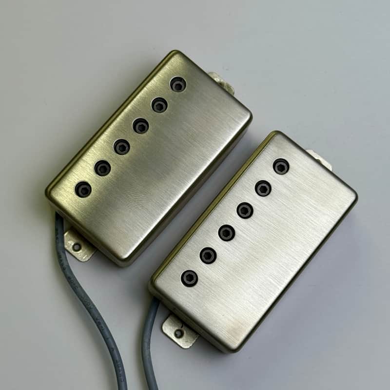 DGN Custom Guitars - Tru-PAF Humbuckers - Brushed Raw Nickel image 1