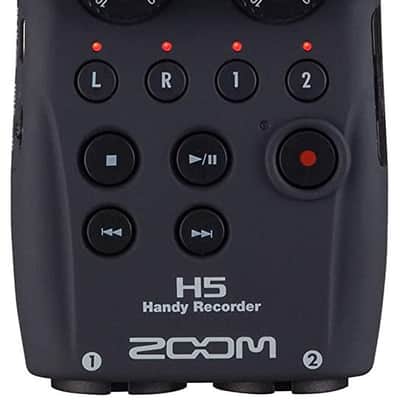 Zoom H5 Portable Handy 4 Track Interchangeable Digital Audio Recorder System