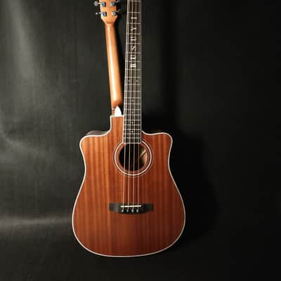 Busuyi Guitar 4 String Bass 6 String Lead Acoustic, Travel Acoustic Guitar with  Hard Case image 4