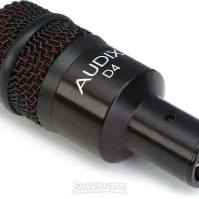 Audix D4 Hypercardioid Dynamic Instrument Microphone (D4Micd1) image 4