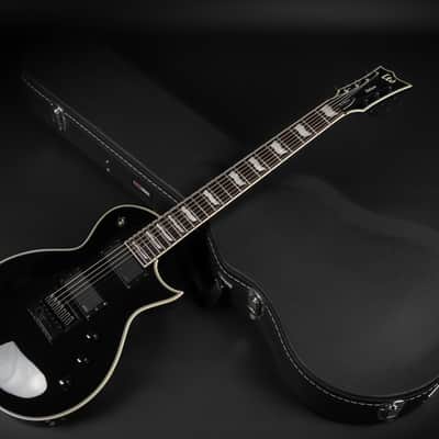 2022 ESP LTD Deluxe EC-1007 ET Evertune - Black | Korea Les Paul Singlecut 7-String Set-Thru EMG 81-7 / 60-7 Humbucker 24 XJ Stainless Steel Frets | Case image 20