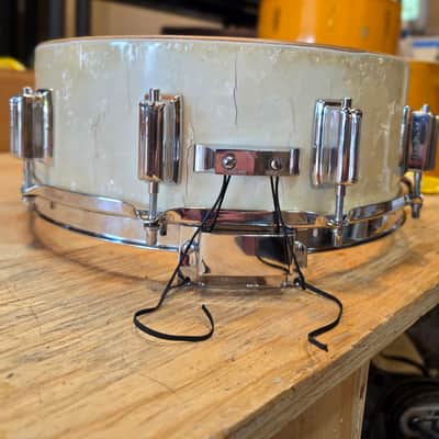 Rogers Dyna-sonic mid 1960's - White Marine pearl image 9