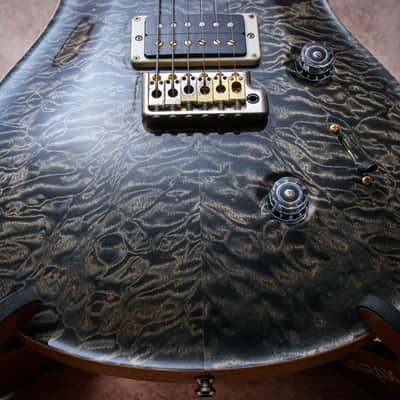 PRS USA Paul Reed Smith Wood Library Custom 24 Artist Top "Charcoal + Ebony" (2016) image 6