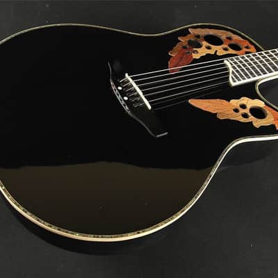 Ovation Celebrity Deluxe CC44-5 Acoustic-electric Guitar - Black (298) image 2