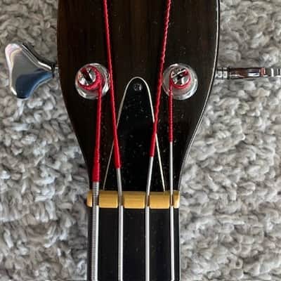 1982 Martin EB-28 Fretless Bass in Sunburst finish with hardshell case -Gorgeous image 6