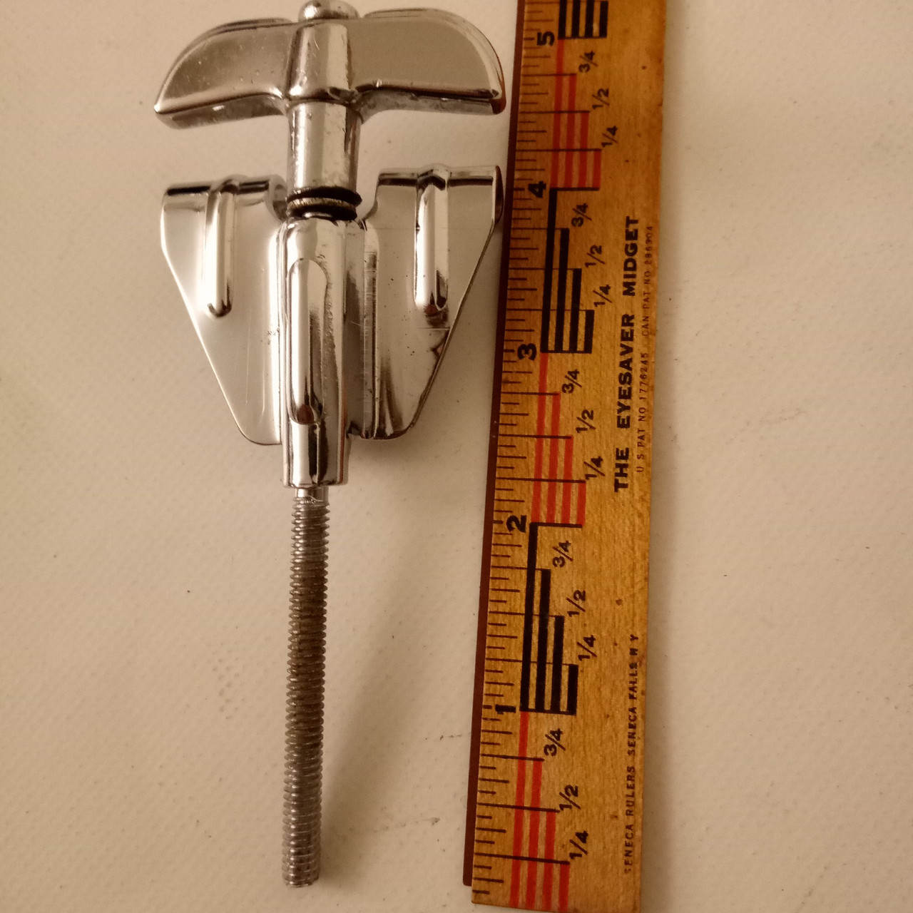 Rogers Bass Drum Tension T-Rod+Claw Powertone Chrome USA Tensioner Vintage 60s* — main photograph