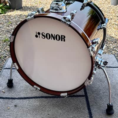 Sonor AQ2 16" x 15" Maple Bass Drum with Bass Mount Brown Fade Gloss image 11