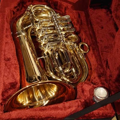 Wessex TB160 "Mighty Midget" BBb tornister travel tuba image 3