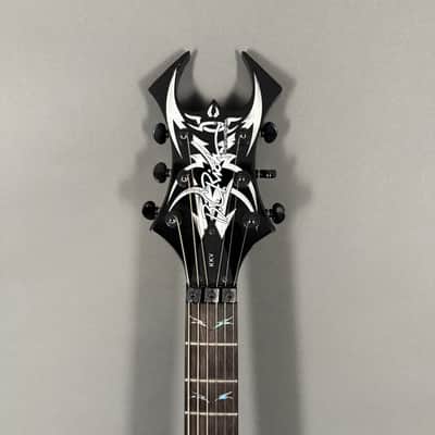 B.C. Rich Kerry King Signature KKV Tribal Flying V Black Korea image 3