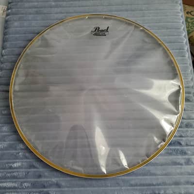 Vintage 14" PEARL SNARE BOTTOM Clear Drumhead  ...ALMOST NEW* image 2