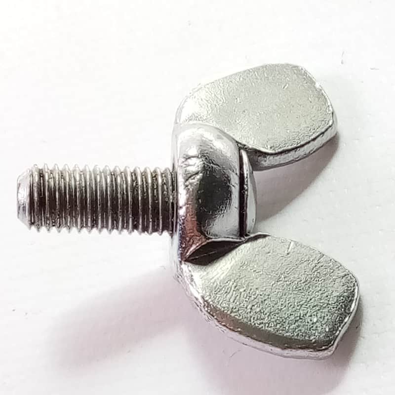 Ludwig Vintage Wing Screw 1/2x1/4-28tpi 60s Chrome Cymbal Cymbal-Hi-Hat Stand US image 1