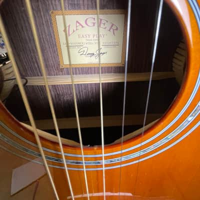 Zager 50th Anniversary Tobacco Sunburst Model: ZAD-9000MCE/Aura/VCS 2022 image 2