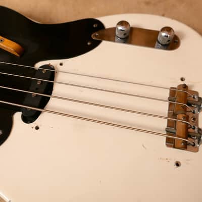 Fender Precision Bass 1952 - White - Refin image 15
