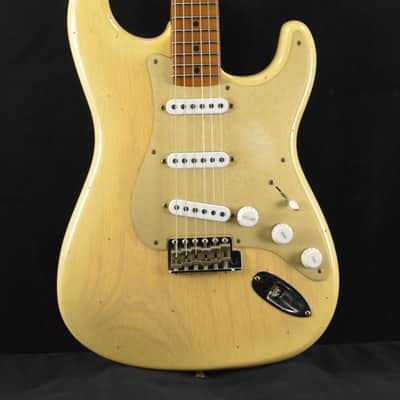 Mint Fender Limited Edition 1954 Roasted Stratocaster Journeyman Relic Natural Blonde 1-Piece Roasted Quartersawn Maple Fingerboard image 1
