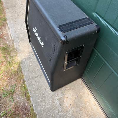 Marshall JCM 800 Lead Series Model 1960A 4x12" Angled Guitar Speaker Cabinet 1981 - 1990 - Black image 4